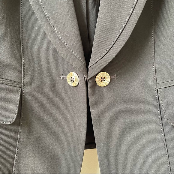 White House Black Market Soft Drape Black Washable Jacket - Picture 4 of 16